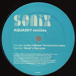 Aquasky - Ghost (J Raq Remix) / Lords Of Motion (Technical Itch Remix)