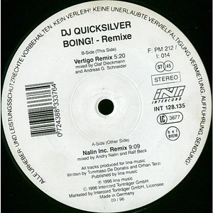 DJ Quicksilver - Boing! - Remixe