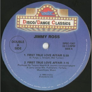 Jimmy Ross / Jago - First True Love Affair / I'm Going To Go (Remix)