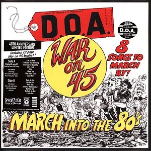 DOA - War On 45 - 40th Anniversary Bonus Tracks White Vinyl Edition