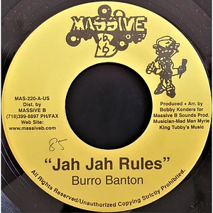 Burro Banton - Jah Jah Rules