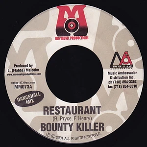 Bounty Killer - Restaurant