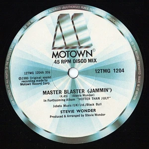 Stevie Wonder - Master Blaster (Jammin')