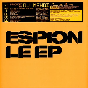 DJ Mehdi - Espion EP Crystal Clear Vinyl Edition