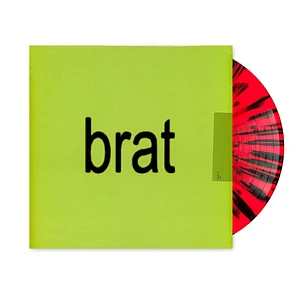 Charli XCX - Brat HHV German Exclusive Pink & Black Splatter Vinyl Edition