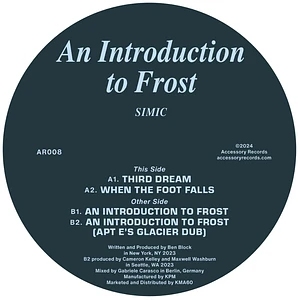 Simic - An Introduction To Frost