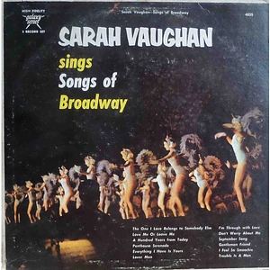 Sarah Vaughan - Sings Songs Of Broadway