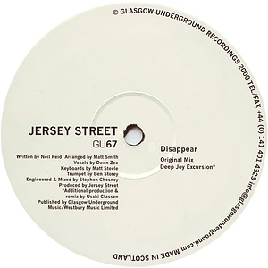 Jersey Street - Disappear