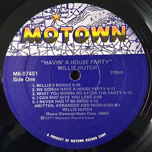 Willie Hutch - Havin' A House Party