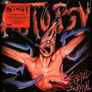 Autopsy - Severed Survival 35th Anniv. Marble Red Cover