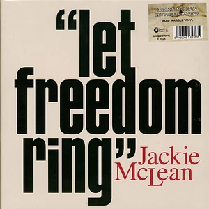 Jackie McLean - Let Freedom Ring Grey Marble Vinyl Edition