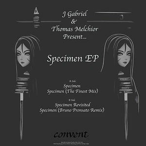 J Gabriel & Thomas Melchior - Specimen Ep Colored Vinyl Edition