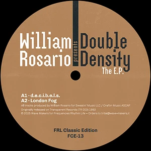 William Rosario Presents Double Density - The E.P.