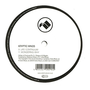 Kryptic Minds - Life Continuum / Wondering Why