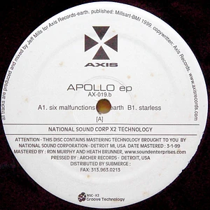 Jeff Mills - Apollo EP