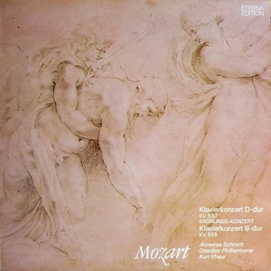 Wolfgang Amadeus Mozart, Annerose Schmidt, Dresdner Philharmonie, Kurt Masur - Klavierkonzert D-dur KV 537 (Krönungs-Konzert), Klavierkonzert B-dur KV 595