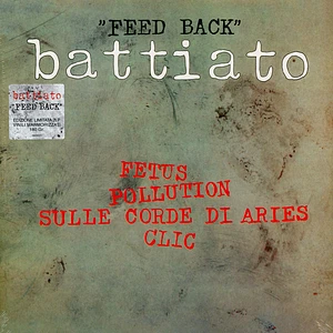 Franco Battiato - Feed Back Record Store Day 2025 Colored Vinyl Edition
