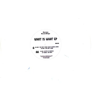 V.A. - What Is What Ep Blue And White Marble Vinyl
