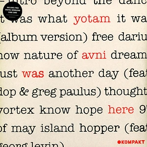 Yotam Avni - Was Here
