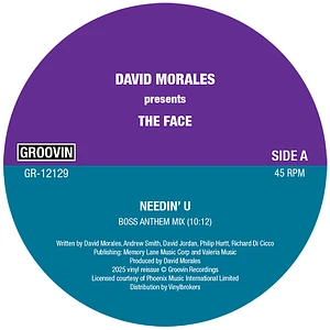 David Morales presents The Face - Needin' U