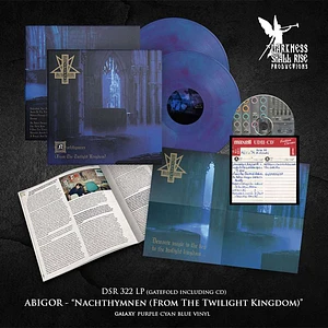 Abigor - Nachthymnen From The Twilight Kingdom Galaxy Purple Cyan Blue Vinyl Edition