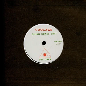 Shimi Sonic - Coolage / Our Time