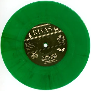 Roger Rivas - Christmas Time Peanuts Marbled Red & Green Vinyl Edition