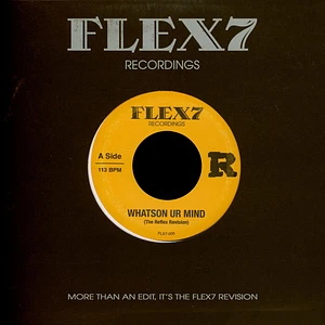 The Reflex - Whatson Ur Mind / Hide Luv