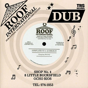 Singing Melody - Dubplate To A Soundboy