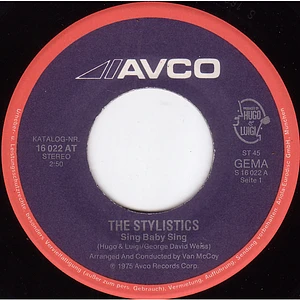 The Stylistics - Sing Baby Sing / Thank You Baby