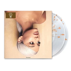Ariana Grande - Sweetener HHV GSA Exclusive Clear Splatter Orange Vinyl Edition