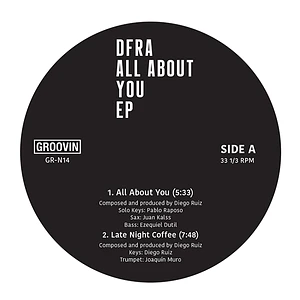 DFRA - All About You Ep Black Vinyl Edition