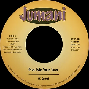 Jumani - We Can Work It Out / Give Me Your Love