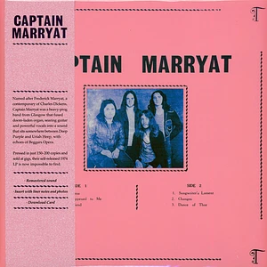 Captain Marryat - Captain Marryat Black Vinyl Edition