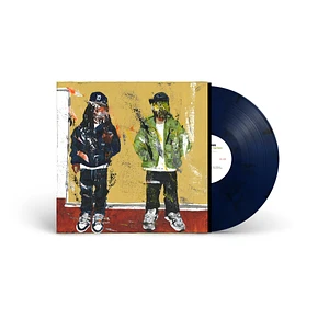 Boldy James & Nicholas Craven - Trapper's Alley 3 Alternate Cover Dark Blue Marbled Vinyl Edition