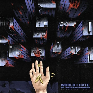World I Hate - Years Of Lead Transculent Blue With Black And Red Splatter Vinyl Edition