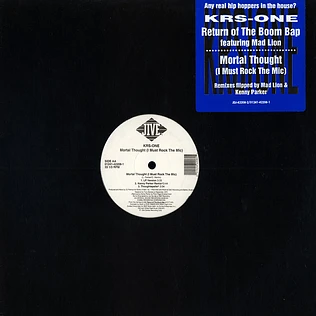 KRS-One - Return Of The Boom Bap / Mortal Thought