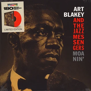 Art Blakey And The Jazz Messengers - Moanin' Transparent Red Vinyl Edition