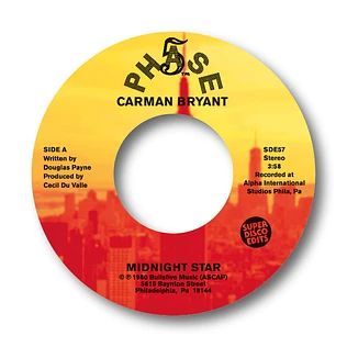Carman Bryant - Midnight Star / Take A Chance