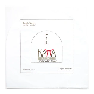 100x 12" Record Inner Sleeves - Innenhüllen (KATTA Inside Sleeves / antistatisch / halbrund / transparent)