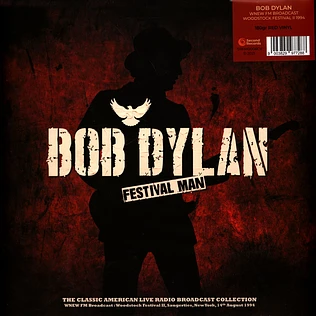 Bob Dylan - Wnew Fm Broadcast Woodstock Festival Ii Suagerties Ny 14th August 1994 Red Vinyl Edition
