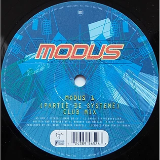 Modus - Modus 1 (Partie De Systemè)