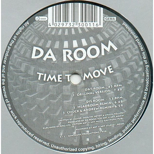 Da Room - Time To Move