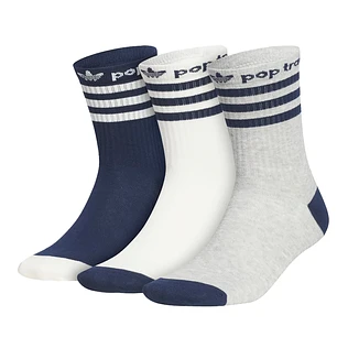 adidas x Pop Trading Company - POP 3 Pack Crew Sock