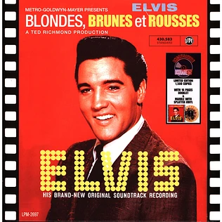 Elvis Presley - Blondes, Brunes & Rousses Record Store Day 2022 Marbled Splatter Vinyl Edition