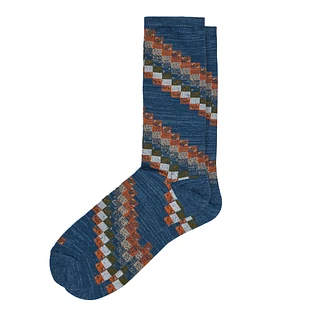 Anonymous Ism - OC Quilted Pattern Crew Socks