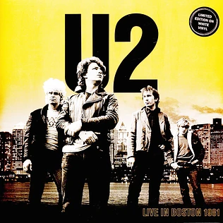 U2 - Live In Boston 1981 White Vinyl Edition