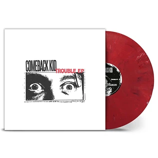 Comeback Kid - Trouble Marble White Black Transparent Red Marbled Vinyl Edition
