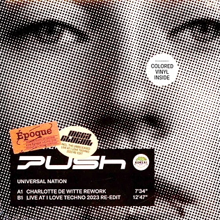 Push - Universal Nation (Charlotte De Witte Rework) White Colored Vinyl Edition