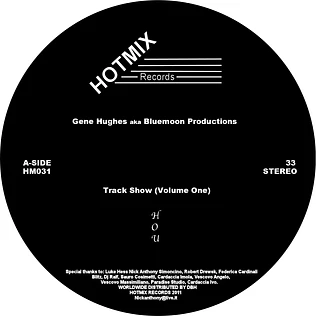 Gene Hughes Aka Bluemoon Productions - Track Show Volume 1